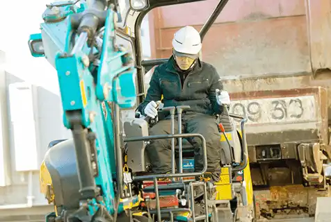 資材の移動ルート