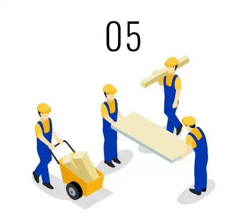 05:施工箇所への搬入